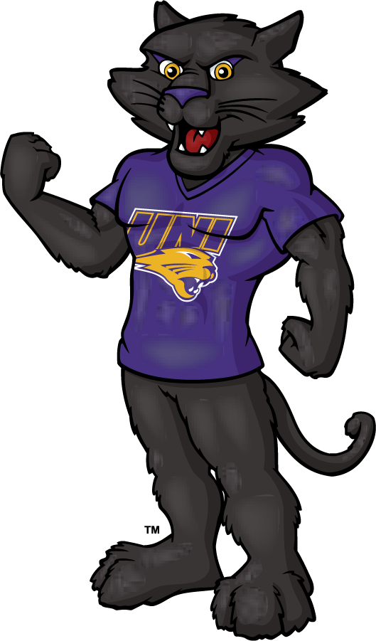 Northern Iowa Panthers 2002-2021 Mascot Logo v2 DIY iron on transfer (heat transfer)